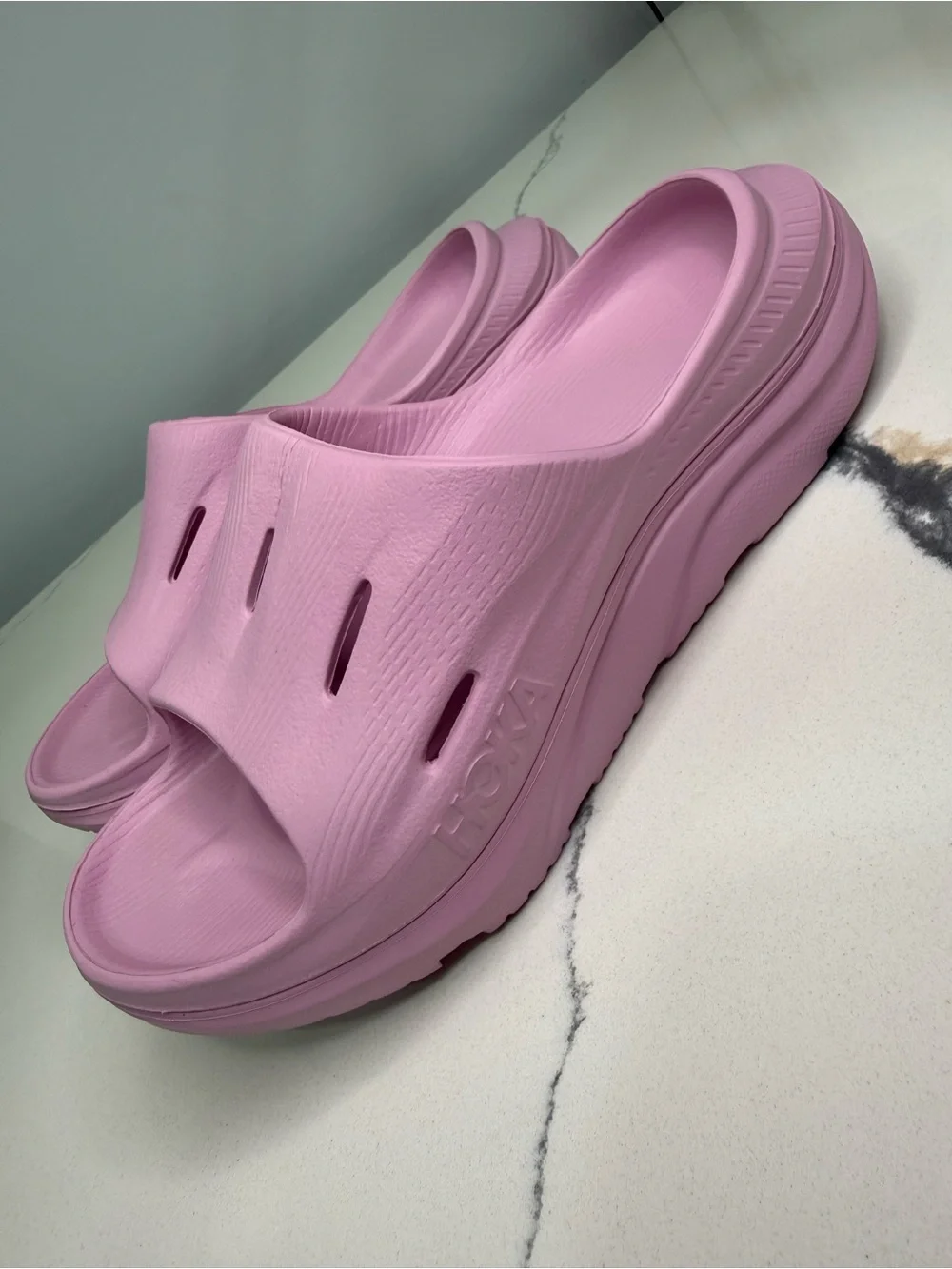 HOKA Gender Inclusive Ora Recovery Slide 3 Pink Twilight Women's 6